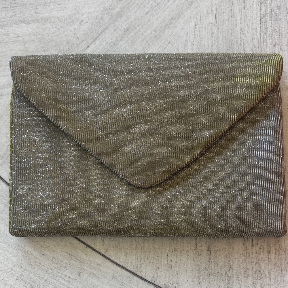 Elegant Metallic Evening Clutch